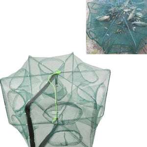 🎁Spring Cleaning Big Sale -50% OFF🐠Automatic Folding Hexagon 6 Hole Fishing Net