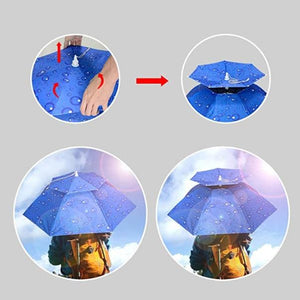 🎁Spring Cleaning Big Sale -50% OFF🐠Double Layer Folding Compact Umbrella Hat