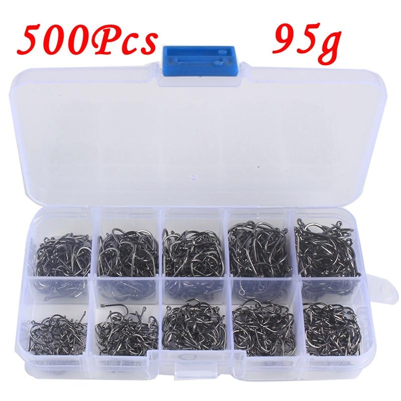 100600pcs/Box Fishing Hooks Fishingearstore