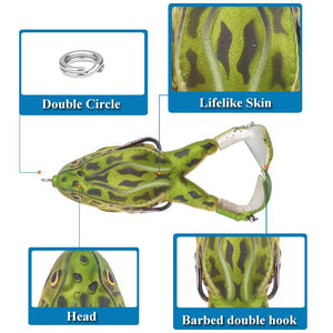 🎁Early Christmas Sale-50% OFF🐠Double Propeller Frog Soft Bait