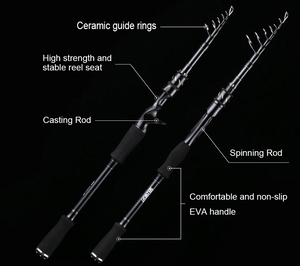 Carbon Rod Telescopic Fishing Rod