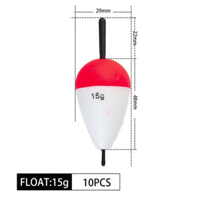 10pcs fishing float tube