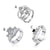 3 in 1 Lucky Clover Rings