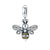 925 Silver Crystal Bee Charm