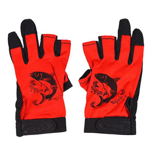 3 Fingerless Fishing Gloves