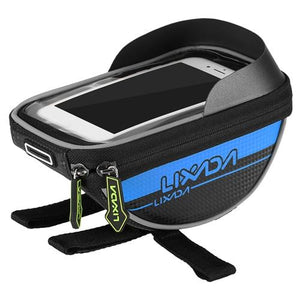 Lixada Bicycle Bag Cycling Bike Frame Phone Bag Pannier Smartphone & GPS Touch Screen Case Bicycle Accessories For 6 Inch Phone