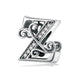 925 Silver Vintage Alphabet Bead