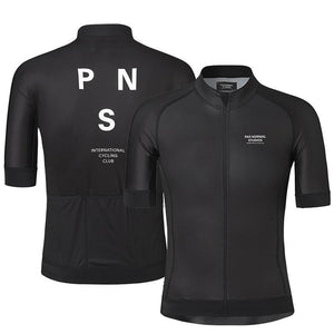 Pro Team PNS 2019 Summer Short Sleeve Cycling Jersey For Men Quick Dry Bicycle MTB Bike Tops Clothing Wear Silicone Non-slip