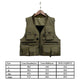 Men's Fishing Vest Vest / Gilet Windproof Rain Waterproof